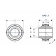 Coussinet 6.35/18.80/6.47/15.06 mm