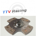 Disque embrayage 4 patins rigide ø200 mm métal fritté TTV RACING