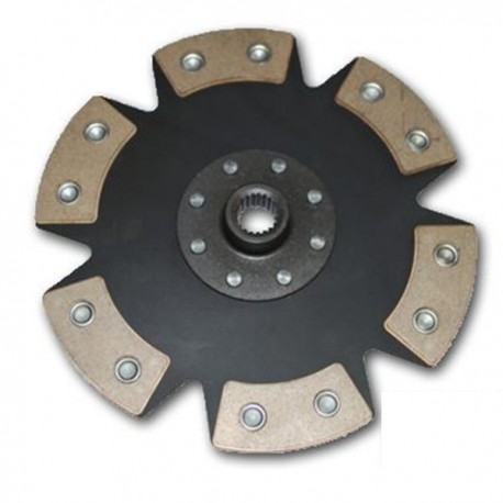 Disque 6 patins rigide ø200 - 23 can ø25.4 ext