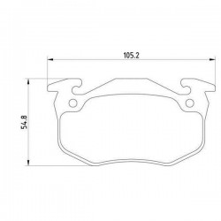 plaquette de frein CL Brakes 4034T11