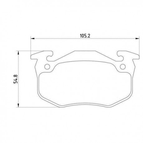 plaquette de frein CL Brakes 4034T11