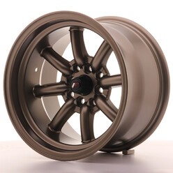 Roue 10 pouces (23x9-10) pneu plein avec moyeux bague bronze - Jante  aluminium et inox - ALROC - Jantes et roues