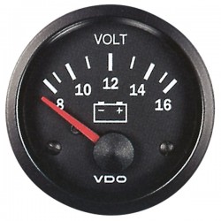 Voltmètre 8-16V VDO Cockpit Vision ø52