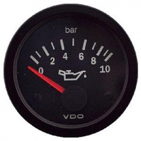 Mano de pression d'huile 0-10 bar VDO Cockpit Vision ø52