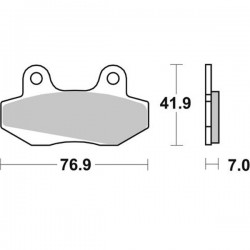 Plaquette de frein moto VD-103HF