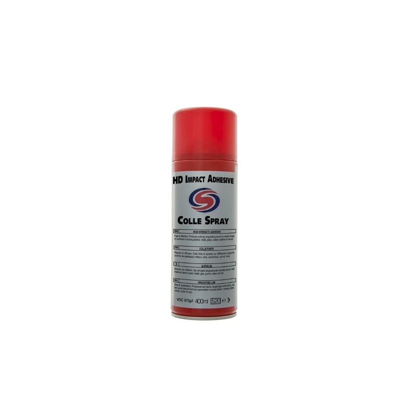 Spray Adhésif extra fort, Colle de contact vaporisable pour un collage fort  et durable du feutre, du cuir synthétique et des matériaux isolants