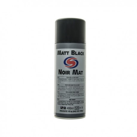 Noir Mat - Peinture sans cellulose 400ml - POLYCAR CONCEPT SPORT pièces et  accessoires pour la compétition
