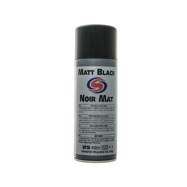 Noir Mat - Peinture sans cellulose 400ml - POLYCAR CONCEPT SPORT pièces et  accessoires pour la compétition