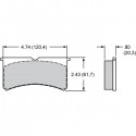 Plaquette 5051W39T20 pour WILWOOD SUPERLITE 6 pistons