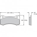 Plaquette CL RC6 WILWOOD NEW W6A 6 pistons