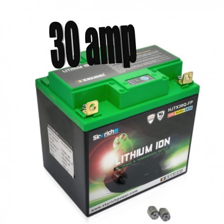 Batterie Lithium 30 Amp LiFePO4 - HJTX30L-FP - POLYCAR CONCEPT