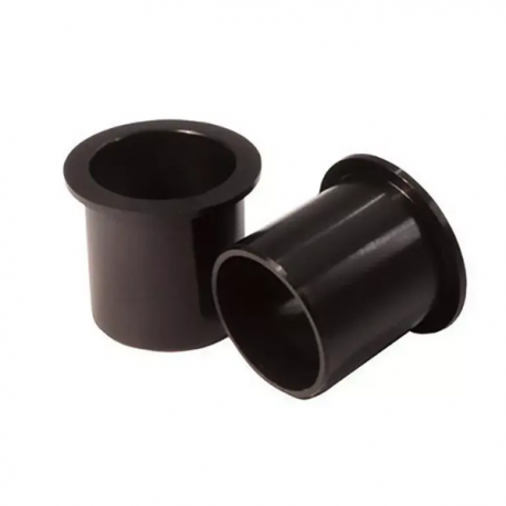 Lot De 4 Bagues En Nylon à Collerette – Alésage 10,5 Mm | Diamètre Extérieur 16 Mm | Longueur 26 Mm | Joints Plastique Noir Résistants Pour Arbres Et Mécanismes