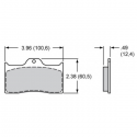 Plaquette BP10 150-8850K BILLET DYNALITE 4 pistons WILWOOD