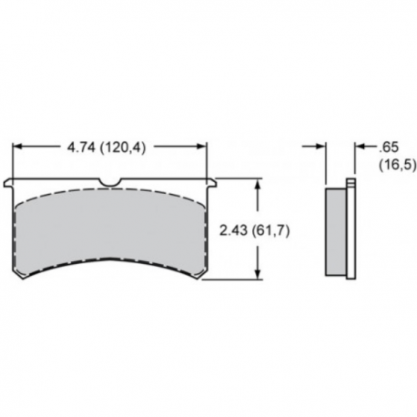 pour WILWOOD NARROW SUPERLITE 4 pistons