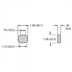 Plaquette BP10 150-5982 MECANIC SPOT 1 PISTON WILWOOD