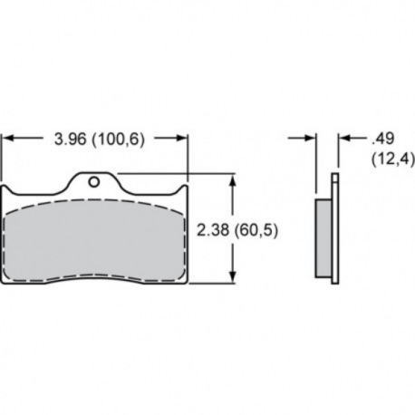 pour WILWOOD DYNALITE FORGED 4 pistons