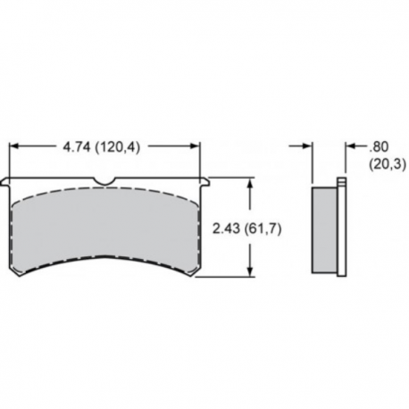 pour WILWOOD SUPERLITE FORGED 4 pistons