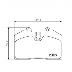 Plaquette de frein MINTEX MDB1456