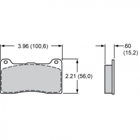 pour WILWOOD POWERLITE 4 pistons