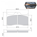 Plaquette VOLPE VTD133 DYNALITE 4 pistons WILWOOD