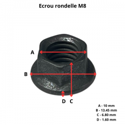 Ecrou rondelle