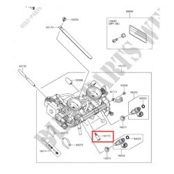 Vis de tuyau d'injection pour Kawasaki ER6