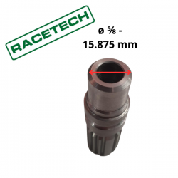 Arbre cannelé à souder pour moyeu volant RACETECH GT