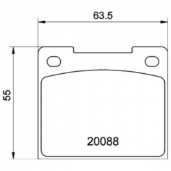 Plaquette MINTEX MDB1070