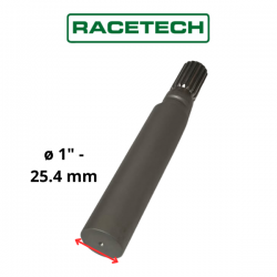 Arbre cannelé à souder pour moyeu volant RACETECH GT