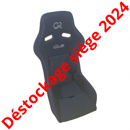 Siège bacquet FIA Good Race CLS taille basse tissu noir
