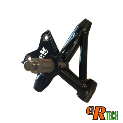 Pivot gauche acier 24CD4S époxy noir