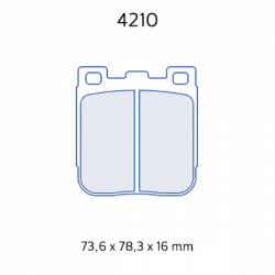 Plaquette CL Brakes 4210