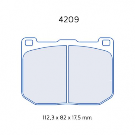 plaquette de frein CL Brakes 4209