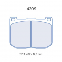 Plaquette CL Brakes 4209