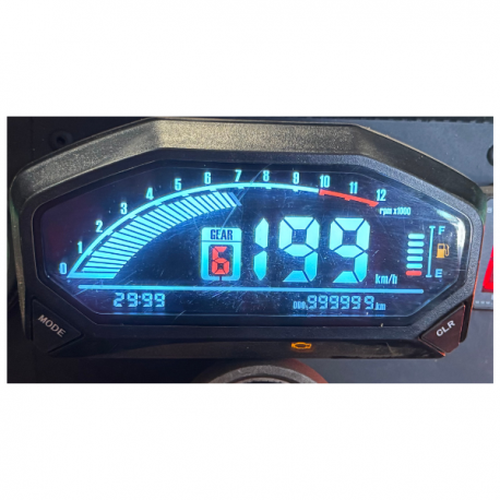 Dashboard compte tours