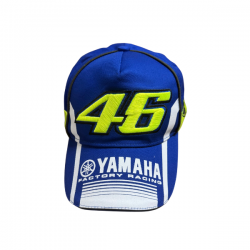 Casquette Yamaha jaune fluo