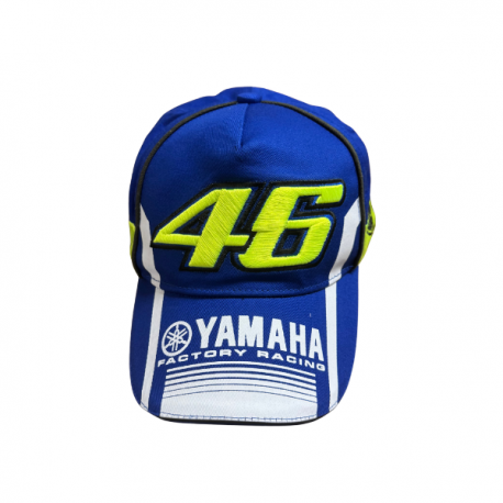 Casquette Yamaha jaune fluo