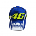 Casquette bleu et jaune fluo