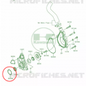 Joint torique pompe a eau pour Kawasaki ER6