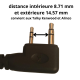 Cordon radio avec PTT pour casque pré-équipé STILO