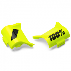 Paire couvercle jaune roll-off POWERBOMB FMF 100%