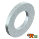 Rondelle plate DIN 433acier zingué