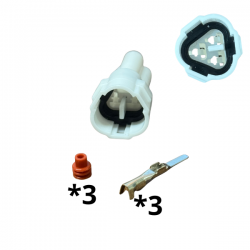 Connecteur faisceau injecteur MT07-MT09-ER6