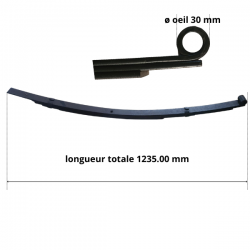 Kit 5 lames de suspension arrière renforcée 50mm Escort Mk1/2