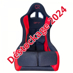 siège bacquet FIA Good Race GT noir/rouge