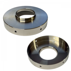 Flasque inox pour silencieux ø125 GR TECH