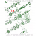 Circlip de ring-snap pour Kawasaki ER6