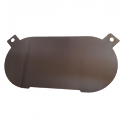 Plaque brute alu non percée 298mm x 149mm