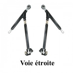 Kit 2 triangles voie étroite BRUT complet VW Golf 1