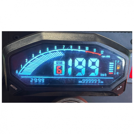 Dashboard compte tours